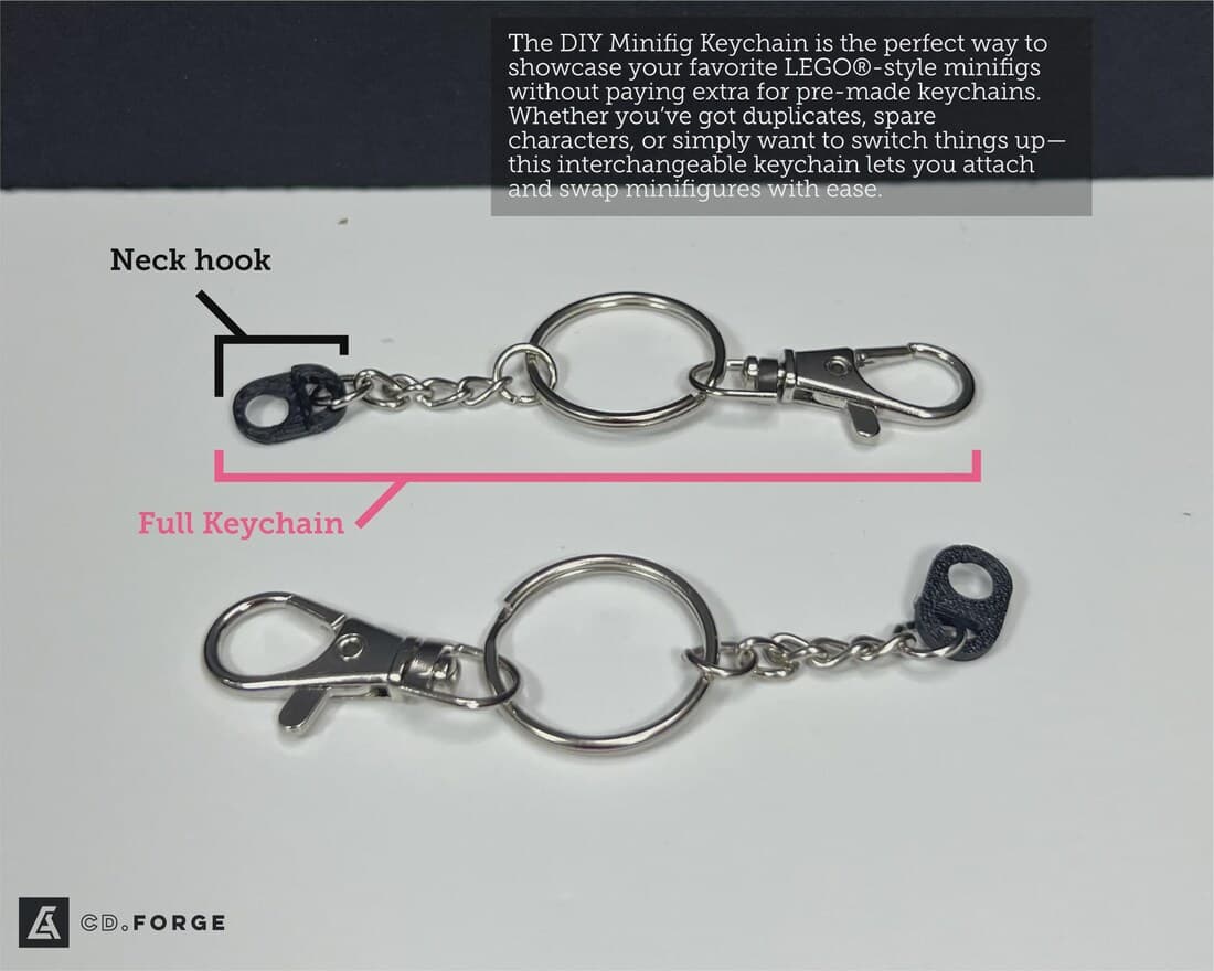 Minifigure Display Keychain — photo 5