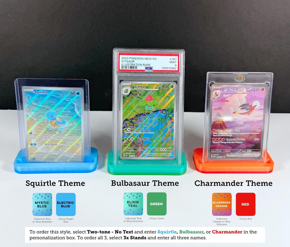 Custom Trading Card Stand — photo 3