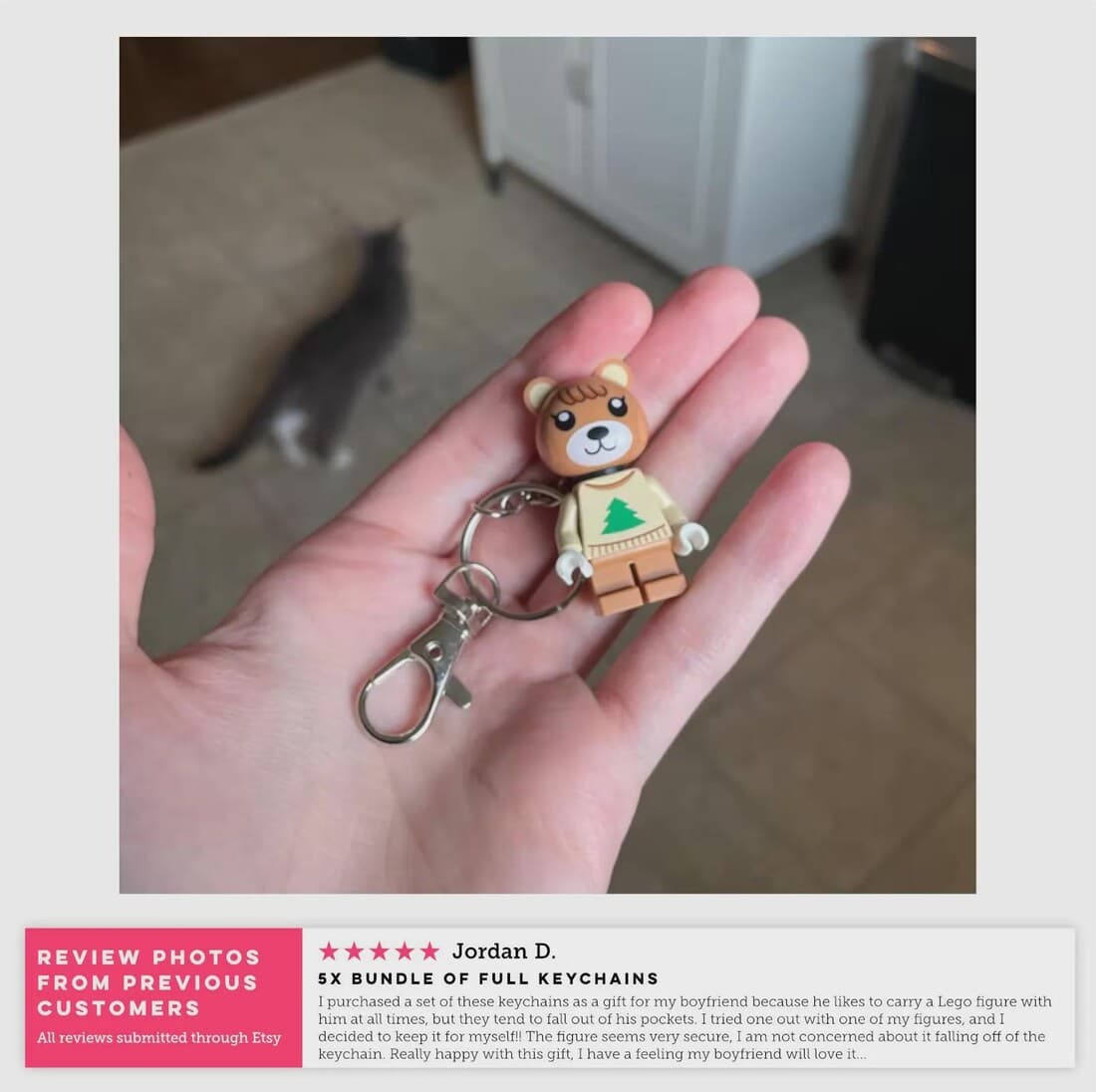 Minifigure Display Keychain, photo 4