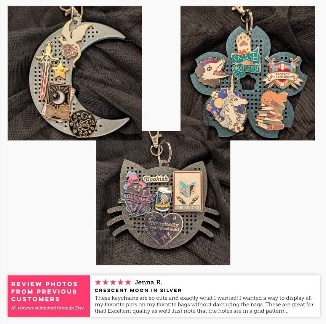 Custom Pin Display Keychain, photo 3